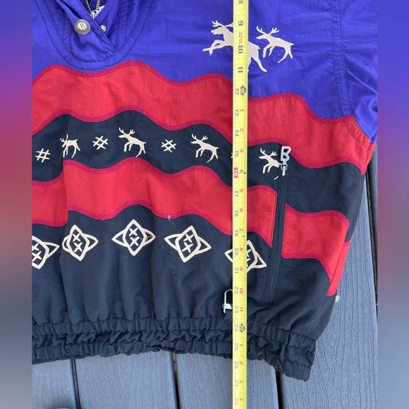 Vintage 90s Bogner Ski Jacket Goan Thylmann Pullover Kautokeino Men's Size L/XL? - Picture 10 of 11